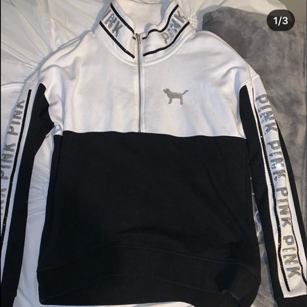 Pink pullover hoodie